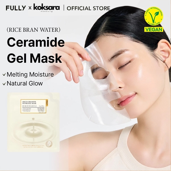 [OFFICIAL] FULLY Rice Ceramide Hydrogel Mask 4ea