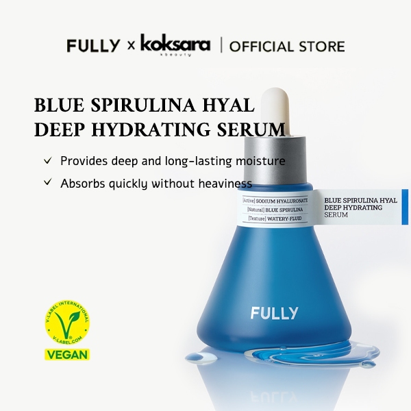 [OFFICIAL] FULLY Blue Spirulina Hyal Deep Hydrating Serum 50ml