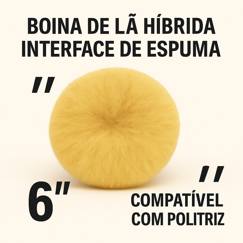 Boina de lã híbrida com interface de espuma 6