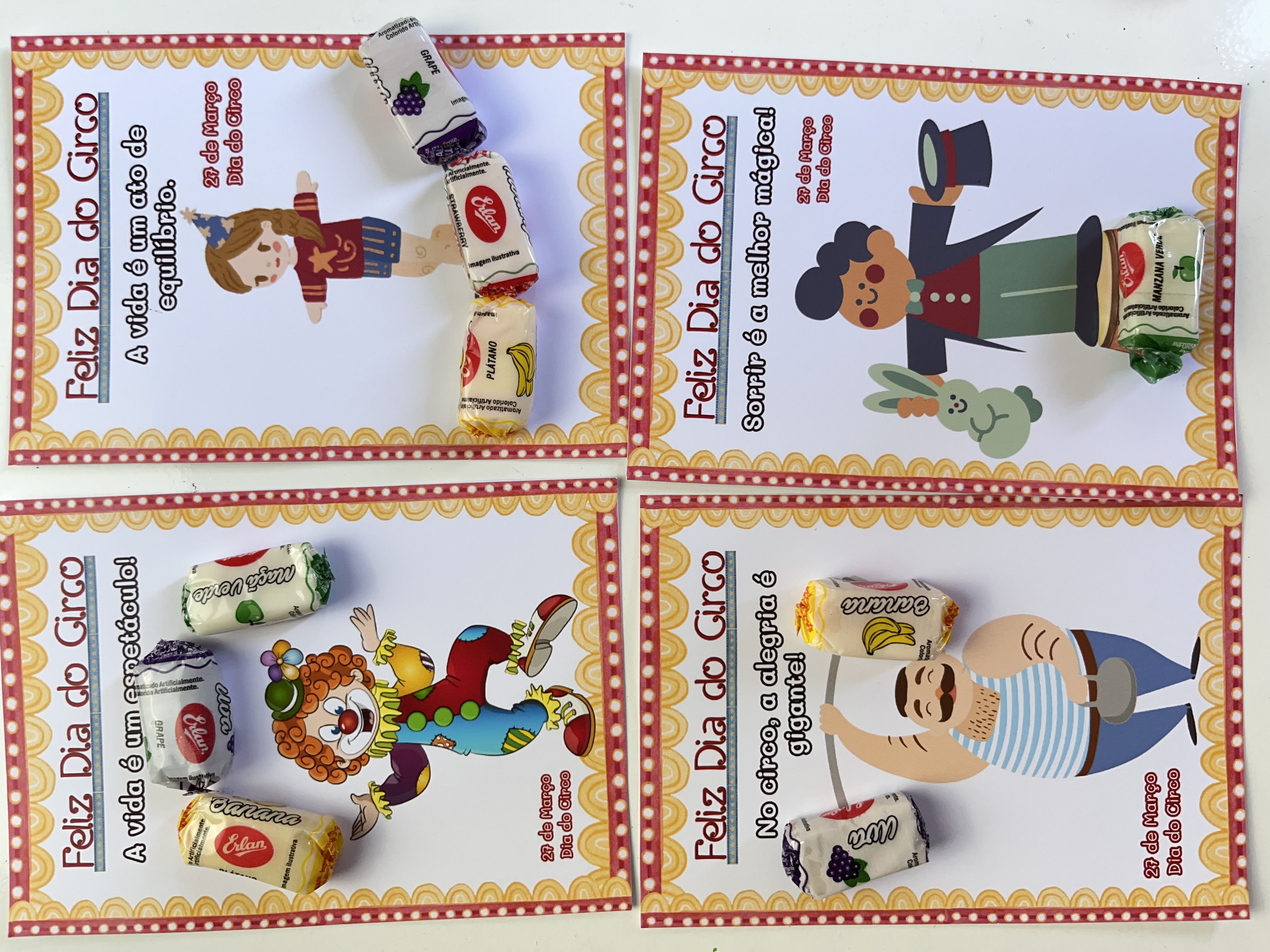Lembrancinha Circo (balinhas)