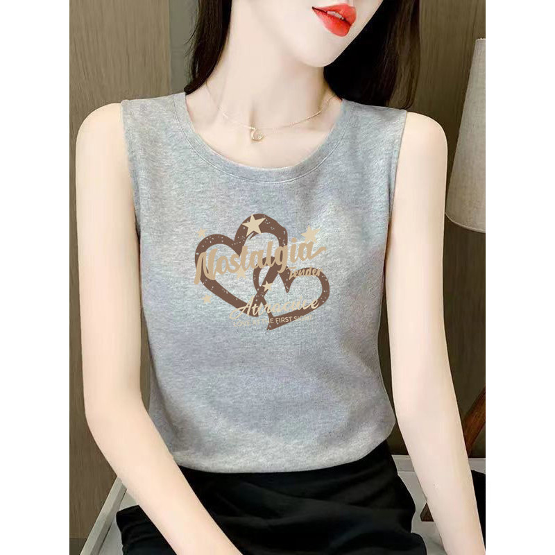 Desconto de comércio exterior puro algodão camisola camiseta feminina verão novo estilo simples All-Match solto capa car