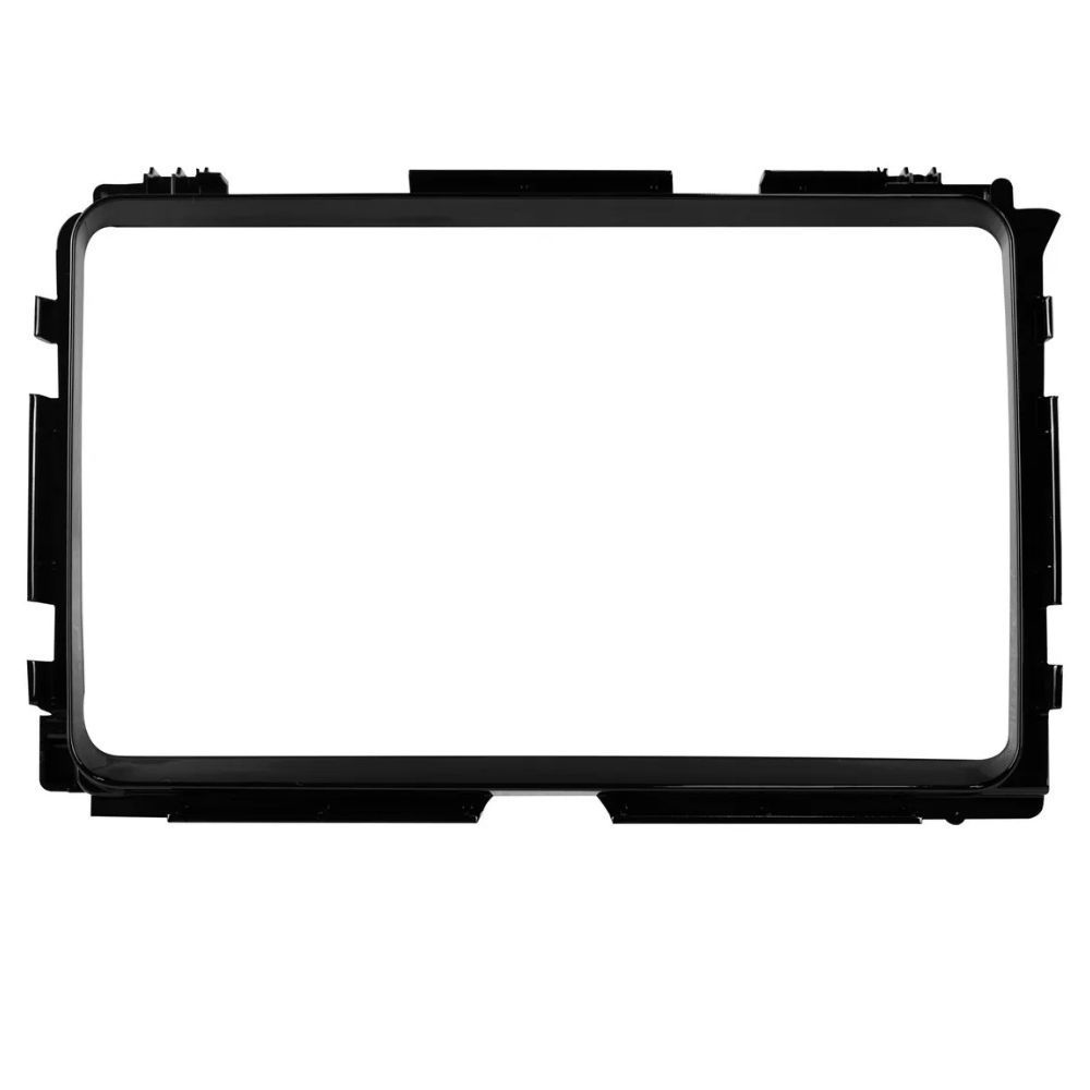 Moldura 9'' 2 DIN Honda HRV 2015 a 2021 Piano Preto