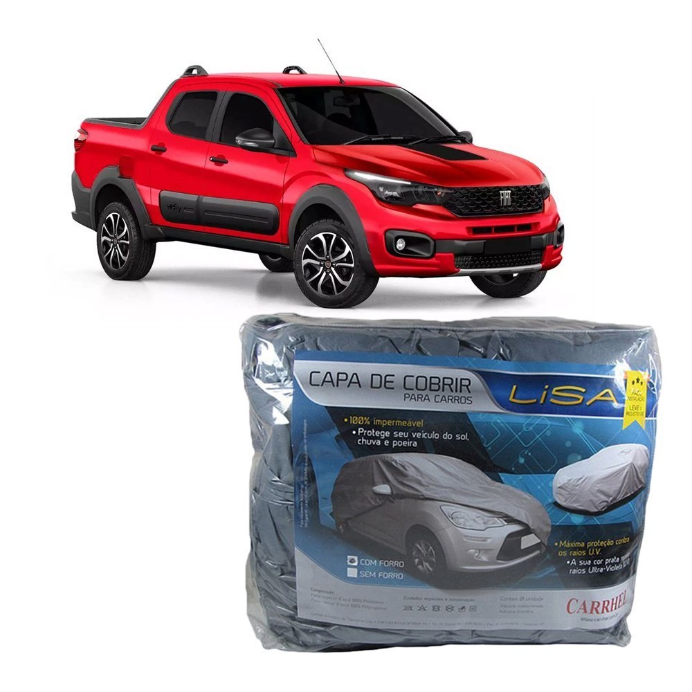 Capa Protetora Fiat  Strada 2021 Impermeável Forrada  (G297)