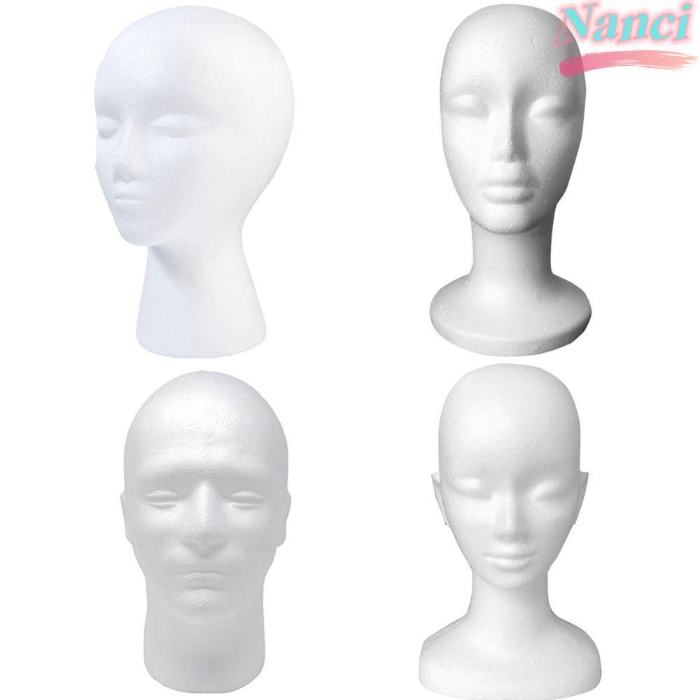 NANCI Cabeça Modelo Óculos Expositor Postiços Stand Holder Manequim Espuma Peruca