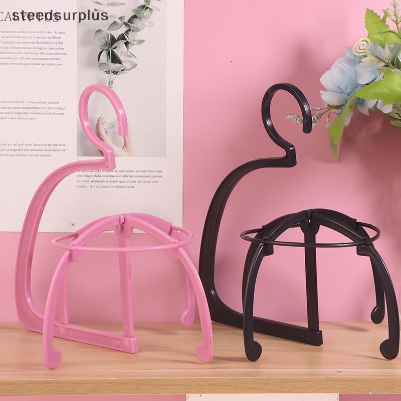 Alta Qualidade Peruca Stands Plástico Chapéu Exibição Suporte Para Extensão Do Cabelo Perucas Bla Roxo Cabide