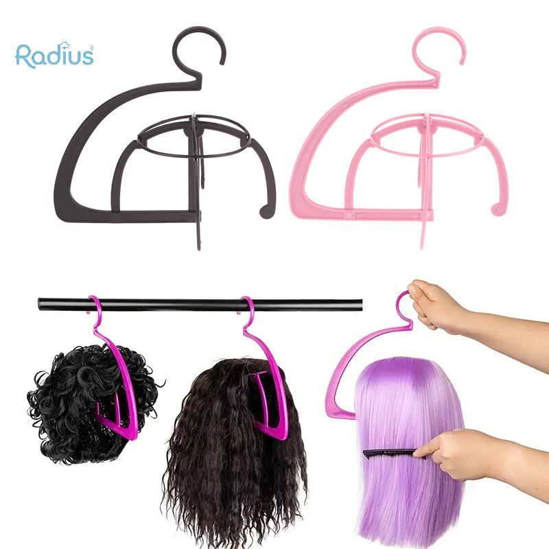 Raio De Alta Qualidade Peruca Stands Plástico Chapéu Exibição Suporte Para Extensão Do Cabelo Perucas Bla Roxo Cabide No