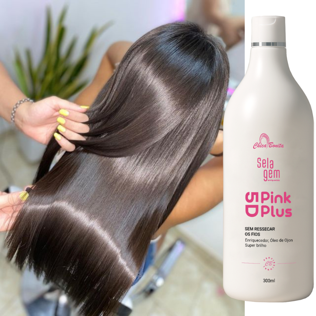 Marroquina 5D Pink Plus Profissional Chica Bonita - Alisa 100% Na Primeira Aplicação