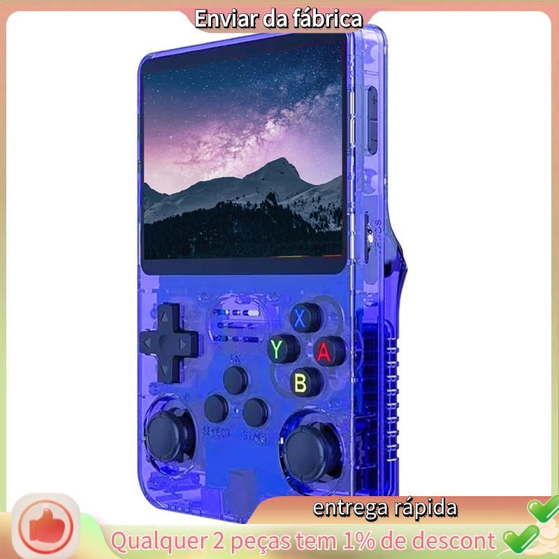 Fonte Aberta R36S Retro Handheld Console De Videogame Sistema Linux 3.5 Polegada Tela IPS Portátil Bolso Leitor Vídeo 12
