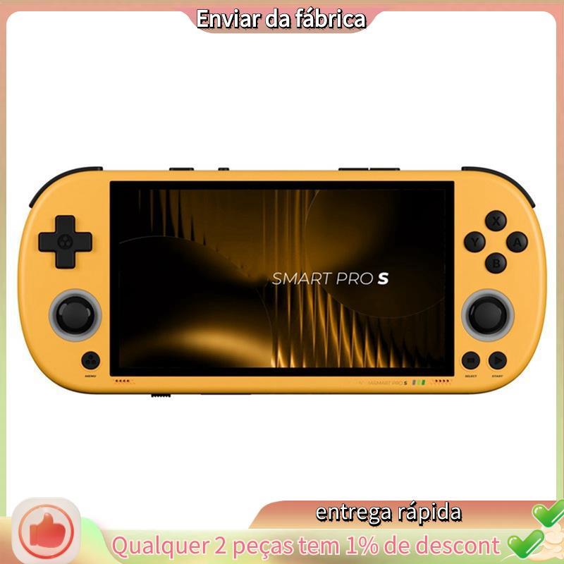 Smart Pro S TG5050 Console De Jogos 4.96 Polegadas 64G Retro Handheld Game Player Videogame Suporte 30 + Emuladores C