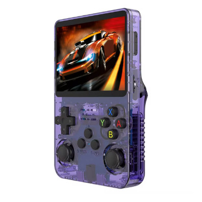 R36S Retro Handheld Video Game Console Sistema Linux, Tela IPS 3,5