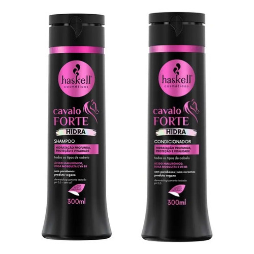 KIT CAVALO FORTE HIDRA SHAM+ COND300ML SITE