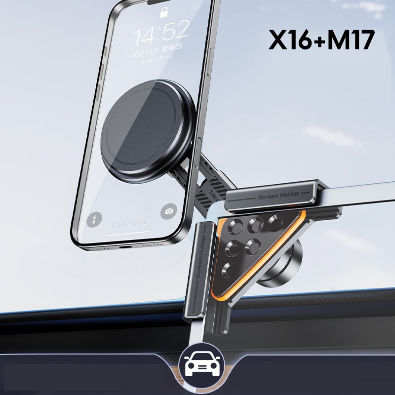 Suporte Dedicado Para Telefone Com Tela De Carro 360 ° Ajustável Em Ângulo Giratório Telas Tesla/BYD