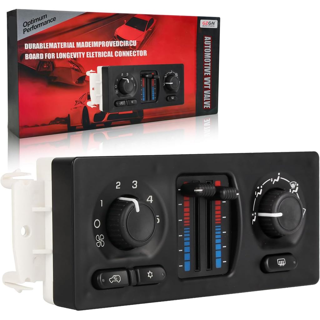 599-210XD A/C Heater Climate Control Module Panel Switch Compatible with 02-07 Silverado Suburban Tahoe Trailblazer Aval