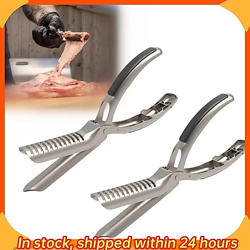 [hobbes1] Rib Prep Pro Membrane Removal Kit Membrana/Ferramenta De Remoção De Pele Prateada ,