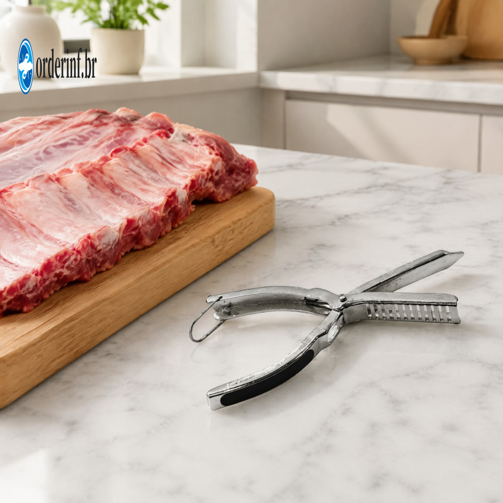 Essential Bbq Tool Meat Prep Stainless Steel Rib Membrane Removal – Ergonomic Skinner for Easy Preparation Durable Kit