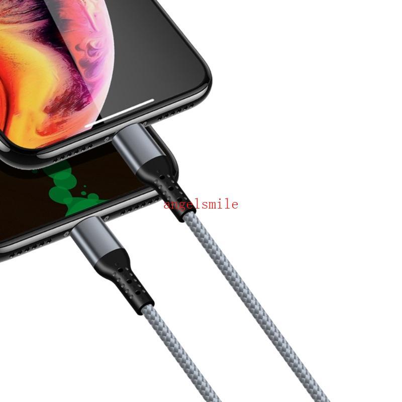 Trançado Tipo C Divisor 66W Carga Rápida Dupla Carregamento Simultâneo Fácil Usar Para Vários Dispo