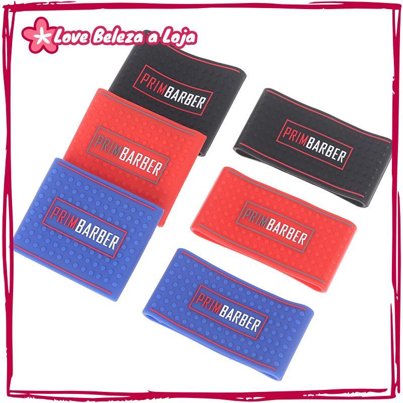LOVEGOSHOP 5 Pçs/set Antiderrapante Barbeiro Clipper Grip Bands Manga Cabelo Holder Cover BR