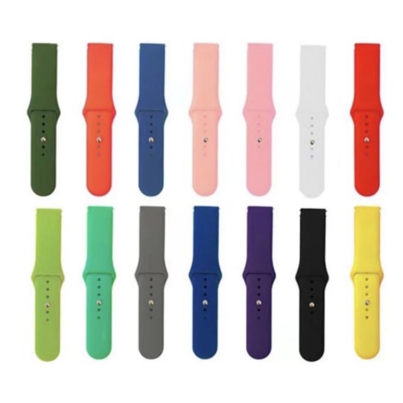 Pulseira 20mm Silicone Esportiva Bip, Bip Lite, Bip S, Amazfit Gts, Amazfit Gtr 42mm, Galaxy 42mm