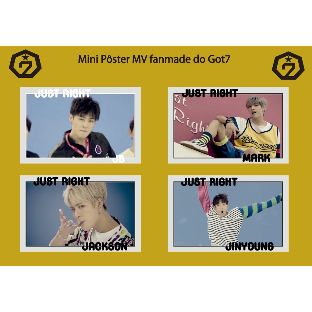 Mini Pôster MV Just Right - Got7