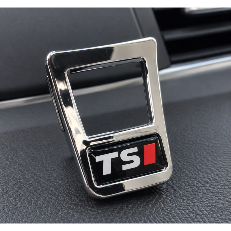 Aplique Volante TSI Alemanha R-line Preto Vermelho Cromado Jetta Golf Polo Gol Virtus T-Cross Amarok