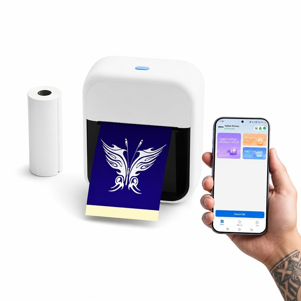 Impressora De Etiquetas Multifuncional Térmica Bluetooth Sem