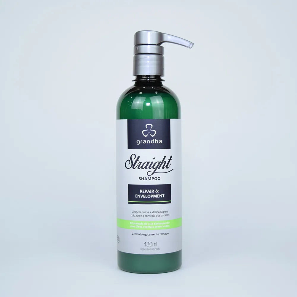 Straight Shampoo para Cabelos Alisados 480ml - Grandha