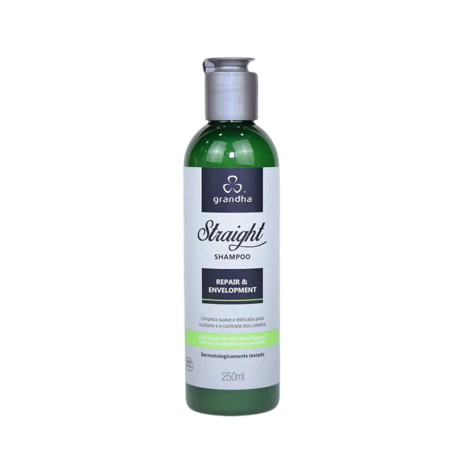 Shampoo para Cabelos Alisados 250ml - STRAIGHT SHAMPOO  Grandha