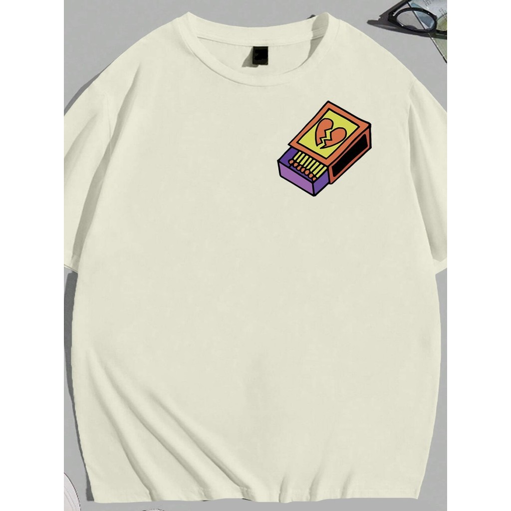 T Shirt Old School Desenho Swag Minimalista Street Wear Unissex Estilosa Básica Blusa Casual Simples