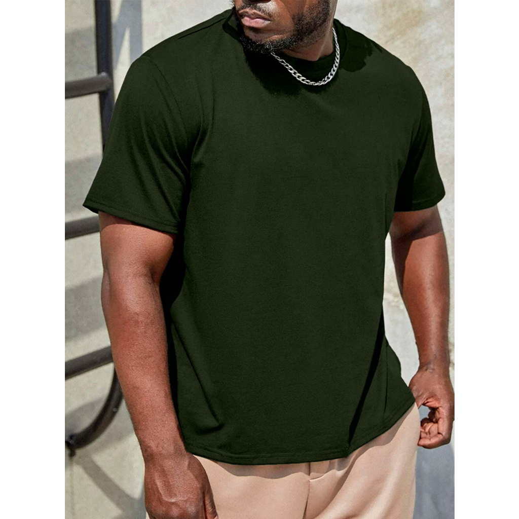 Camiseta Plus Size Oversized Masculina Casual Despojada Street Wear T Shirt Unissex Simples Fashion