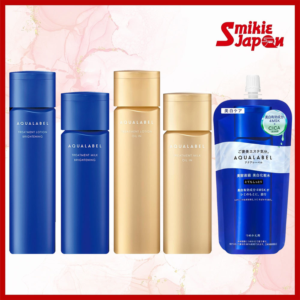 AQUA  LABEL Treatment Brightening Whitening Care / Oil-in Aging Care Lotion & Milk Direct From Japan