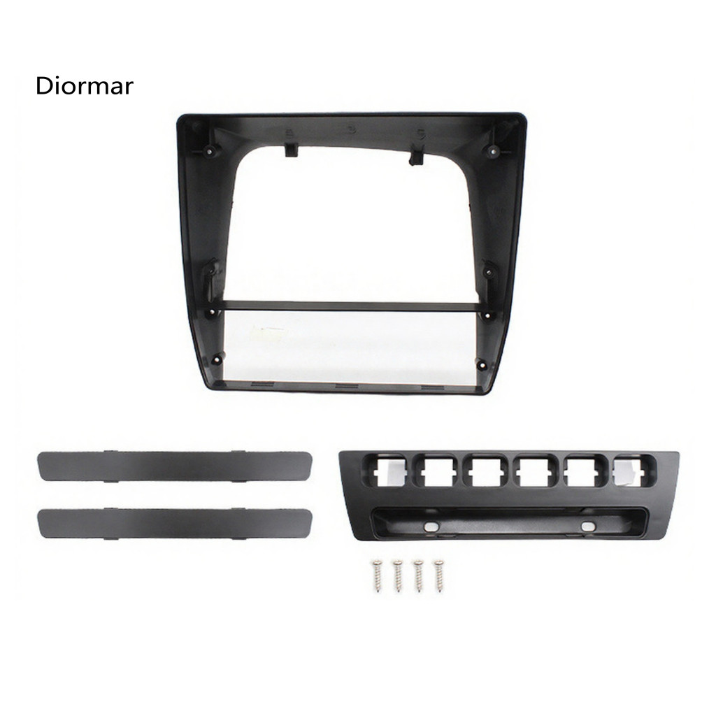 Car Upgrade Kit Heat Resistant Console Panel 9-inch Android Navigation Fascia Frame for Lada 2110/2111/2112 Dash Mountin