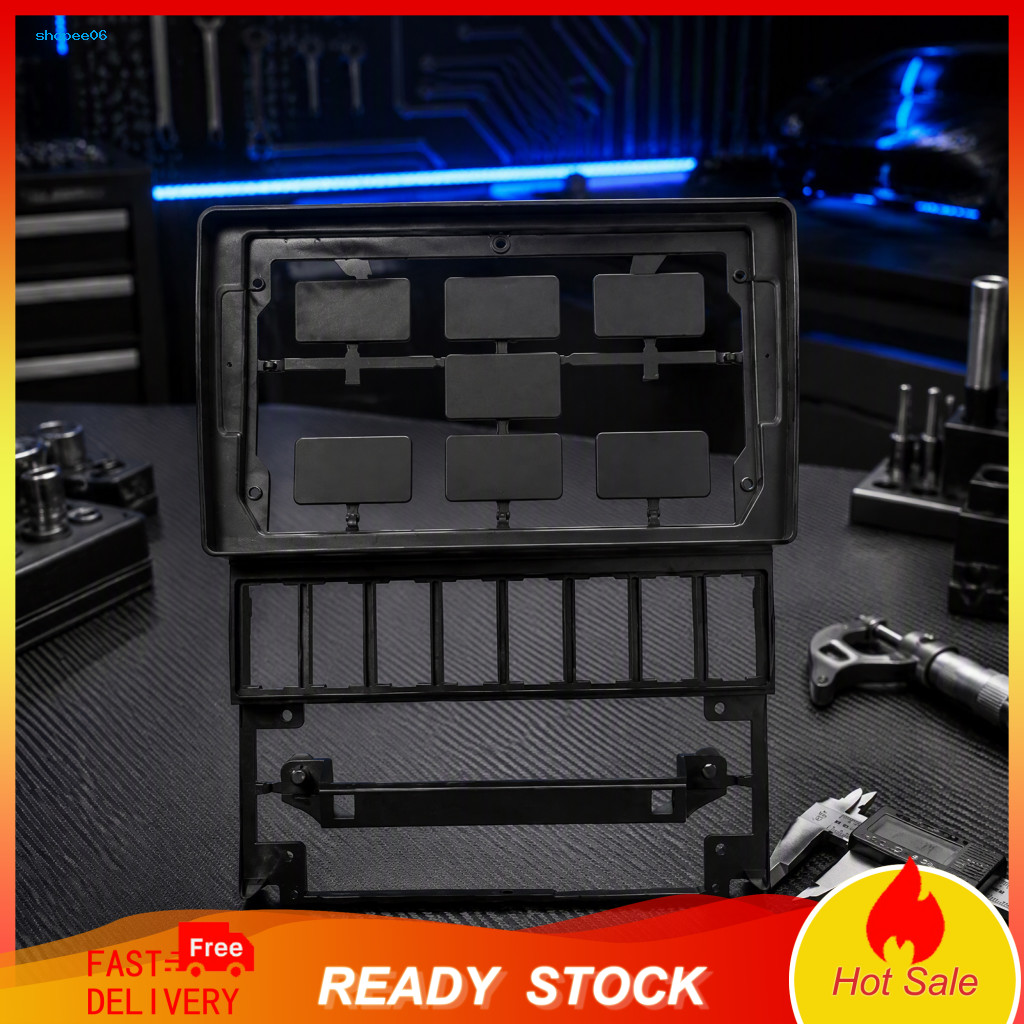 Old Car Retrofit Accessories Double Din Stereo Mounting Panel 9 Inch Radio Fascia for Audi 80 B4 1990-1994 Console Face