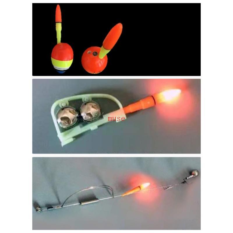 10 Unidades Ponta Vara Pesca Glow Plugs-in Night Fishing Led Light