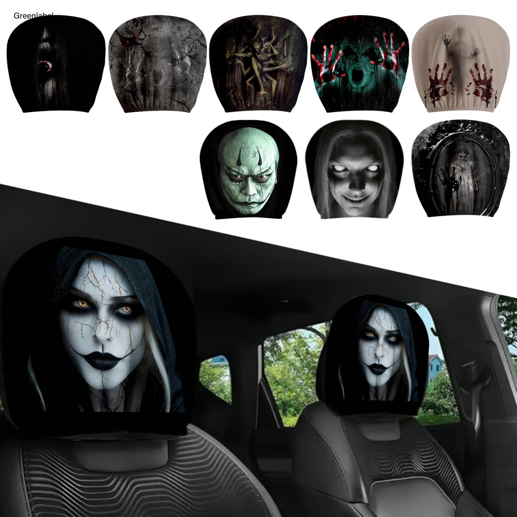 Decorative Covers for Vehicle Headrests Car Headrest Universal Seat Set Breathable Elastic Stylish Accessories for Sedan