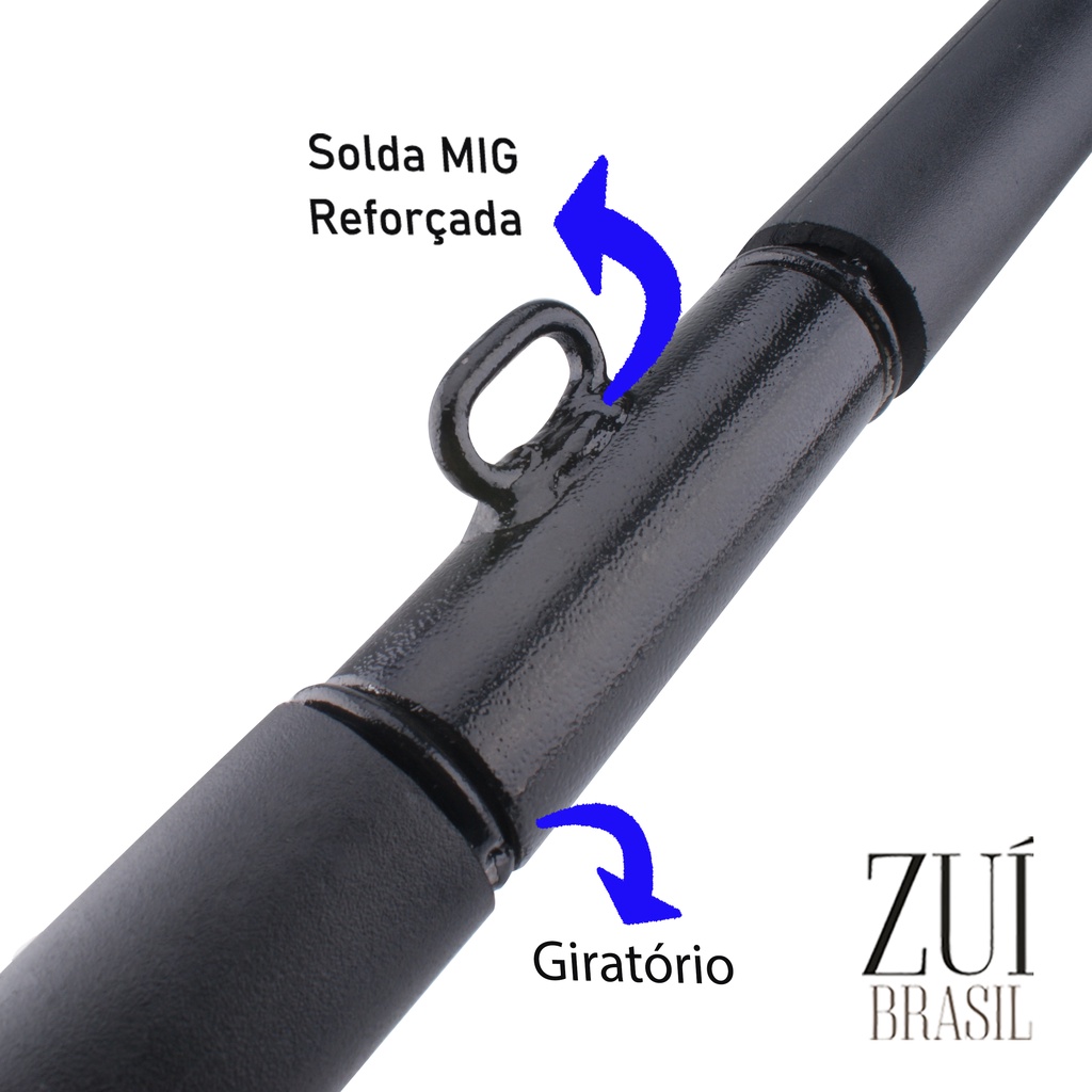 Barra Puxador Reto Crossover Triceps Pulley Musculação Fitness Biceps Academia