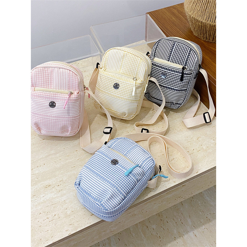 Estilo japonês coreano saco do telefone móvel menina 2026 novo estilo leve Casual Vertical Cross-body saco das crianças