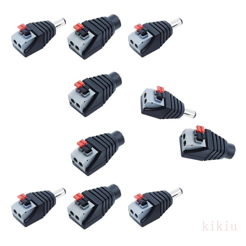 kikiu Press DC5521 Conversores Conector Alimentação Perfeitos Para Laptops Powerbanks E Vários Dispositivos D