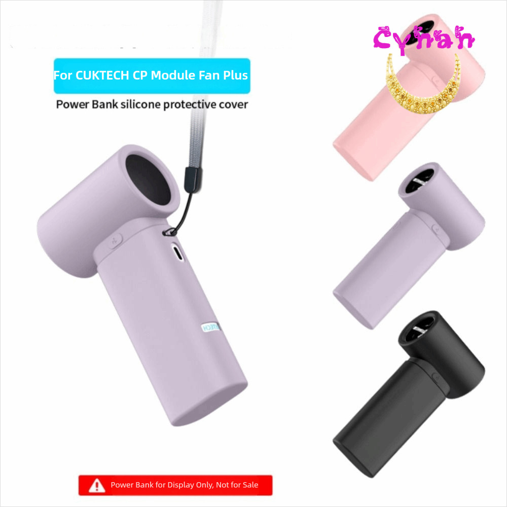 CYNAN Capa Protetora De Silicone À Prova De Choque , Poeira Para Ventilador De Módulo CUKTECH CP Plus Power Bank