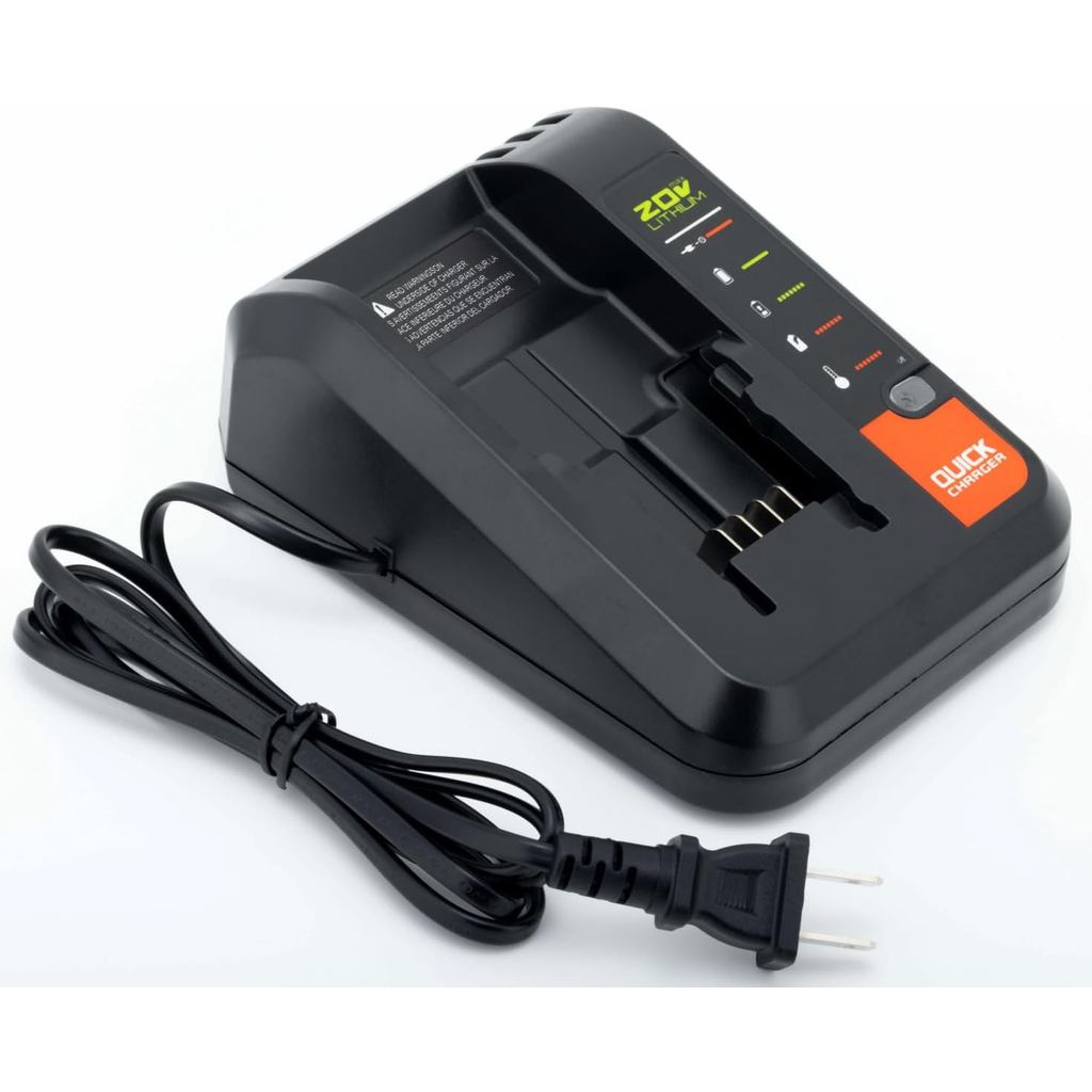 Carregador Rápido PCC692L Compatível com Bateria Black+Decker 20V, Compatível com Bateria Porter-Cable 20V LBXR20 PCC685