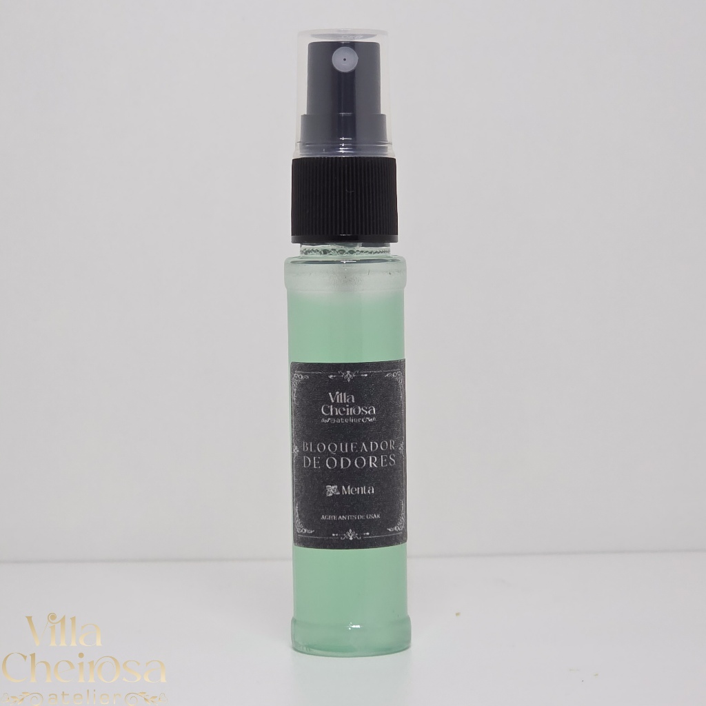 Bloqueador de Odores - Desodorizador - Menta Extra Forte - Artesanal - Villa Cheirosa - 30 ml