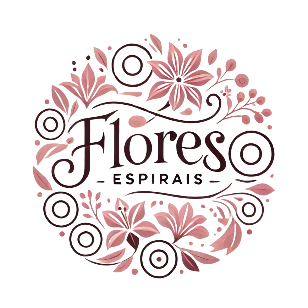 Flores de papel espirais com arquivo + passo a passo