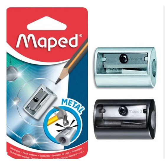 Apontador Metal Satellite 1 Furo Blister - Maped