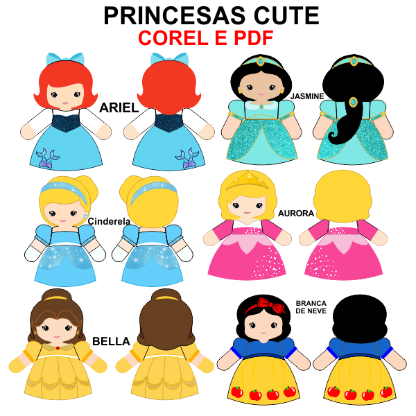 PRINCESAS CUTE