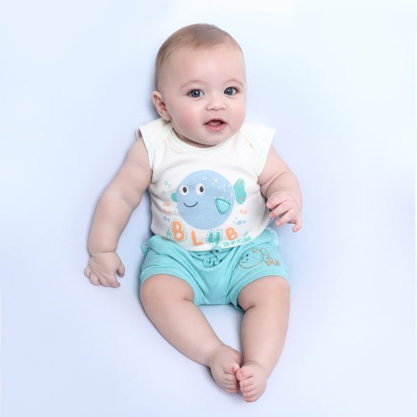 Conjunto Body e Short Peixinho Blub - Yuk's