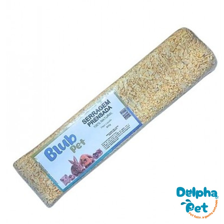kit Serragem Prensada 800g 100% natural atóxica BLUB PET