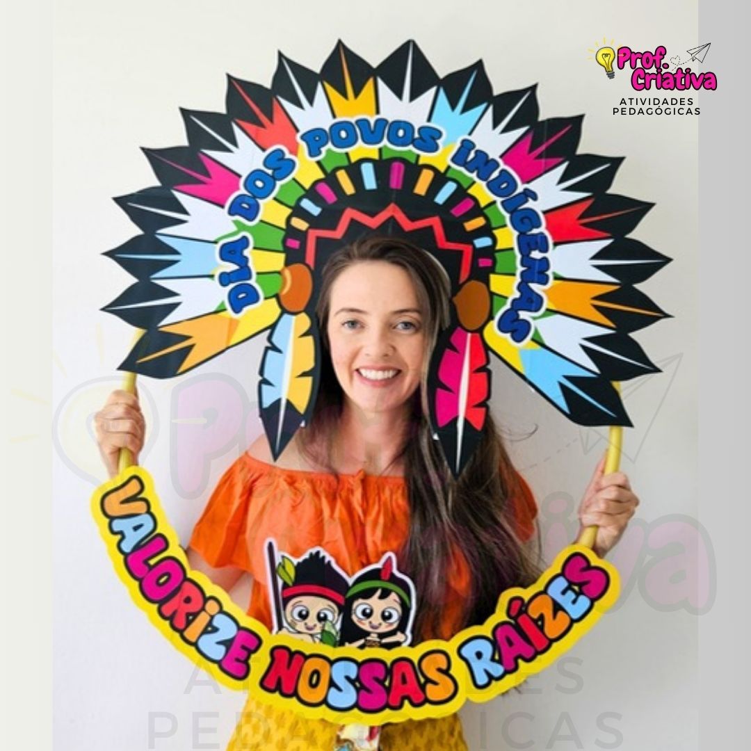 MOLDURA PARA BAMBOLÊ - POVOS INDÍGENAS