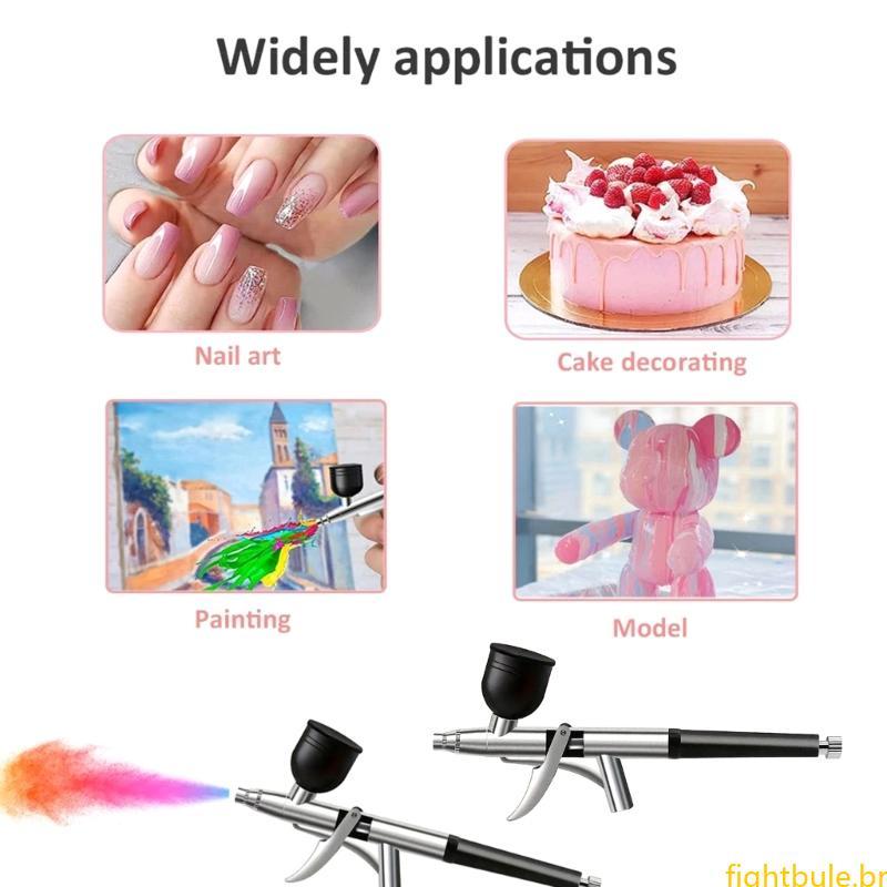Fig Airbrush Sprays Para Nail Art Manicure Pintura Bolo Modelo Kit Modelagem