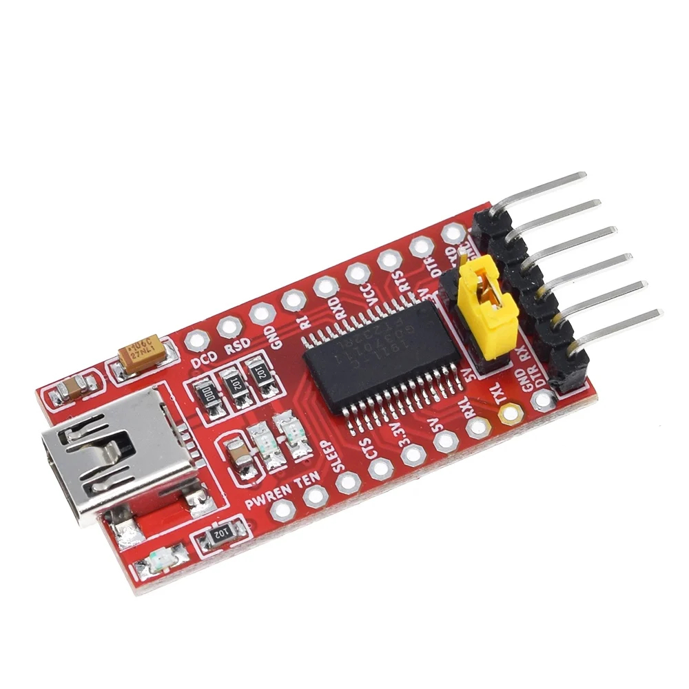 Placa Conversor Ftdi Usb Serial Ft232rl 5v 3v3 Arduino Novo