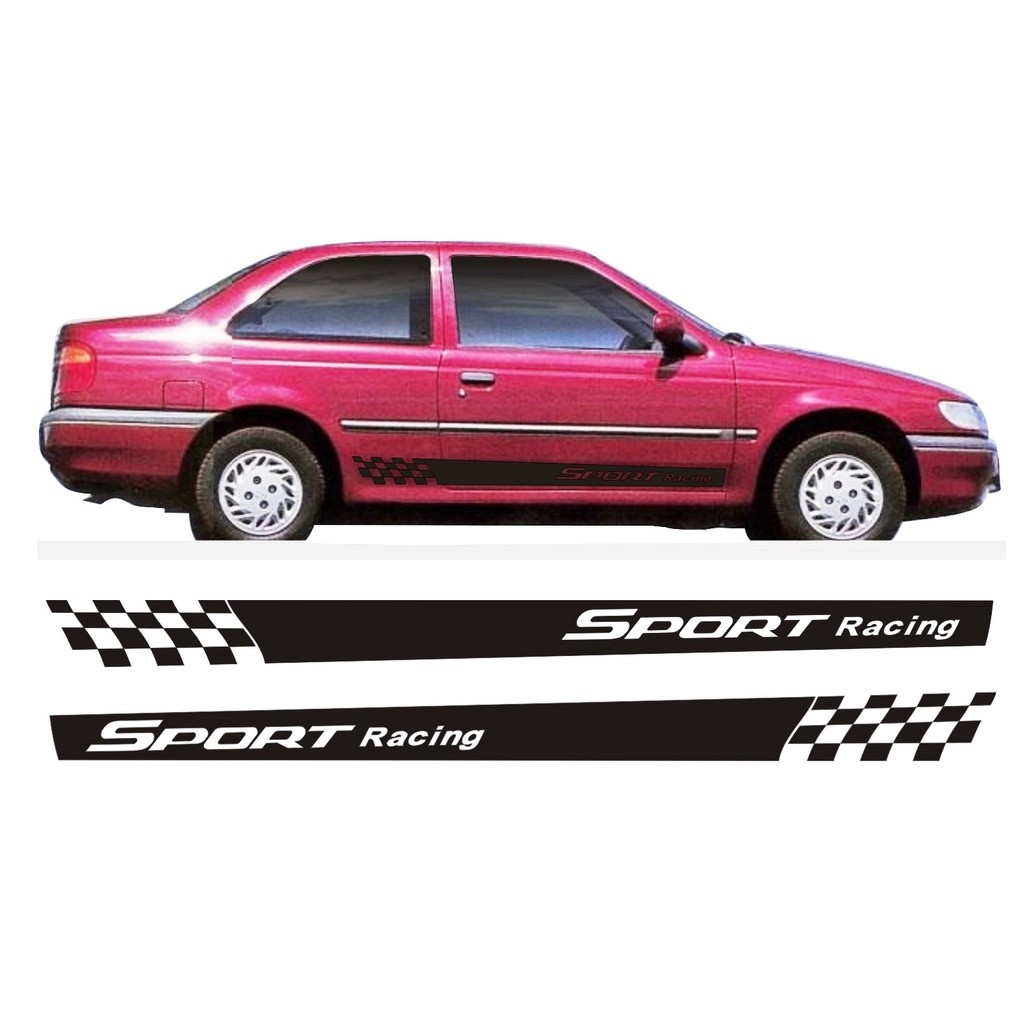 Adesivo Lateral Para Logus VW Faixa LSR1 Sport Racing Fita Colante