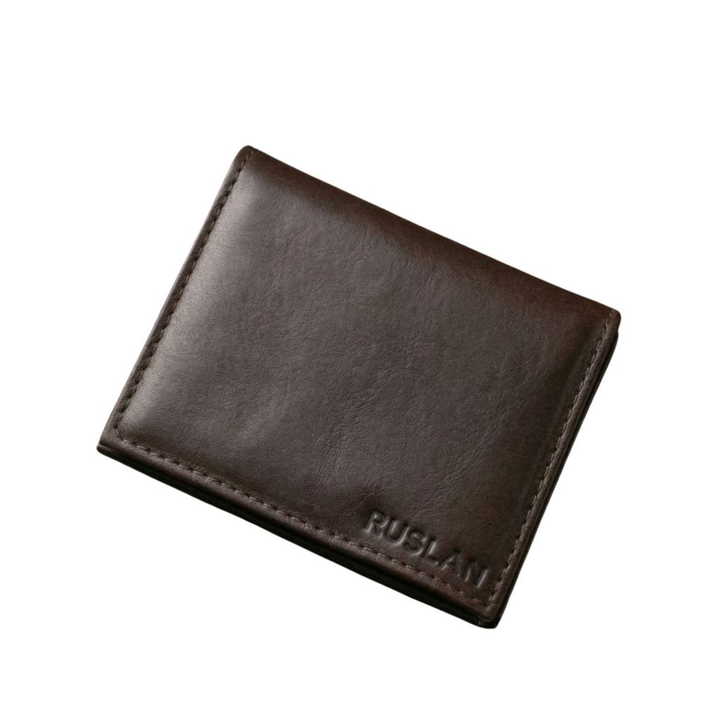 Carteira Couro Masculina Bolso Pequena Slim em L Porta CNH